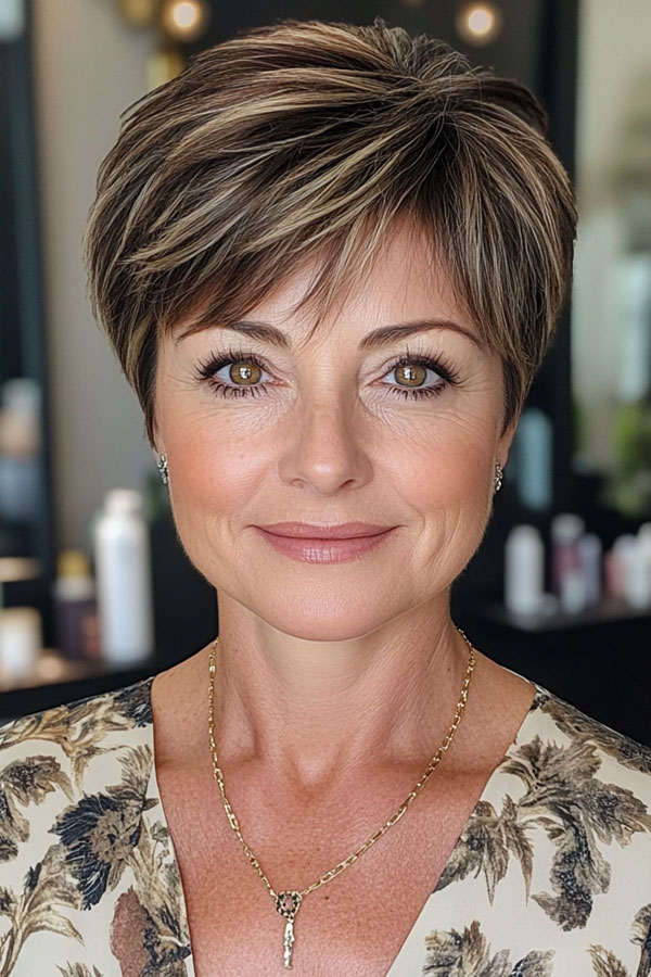 Low maintenance short grey hairstyles