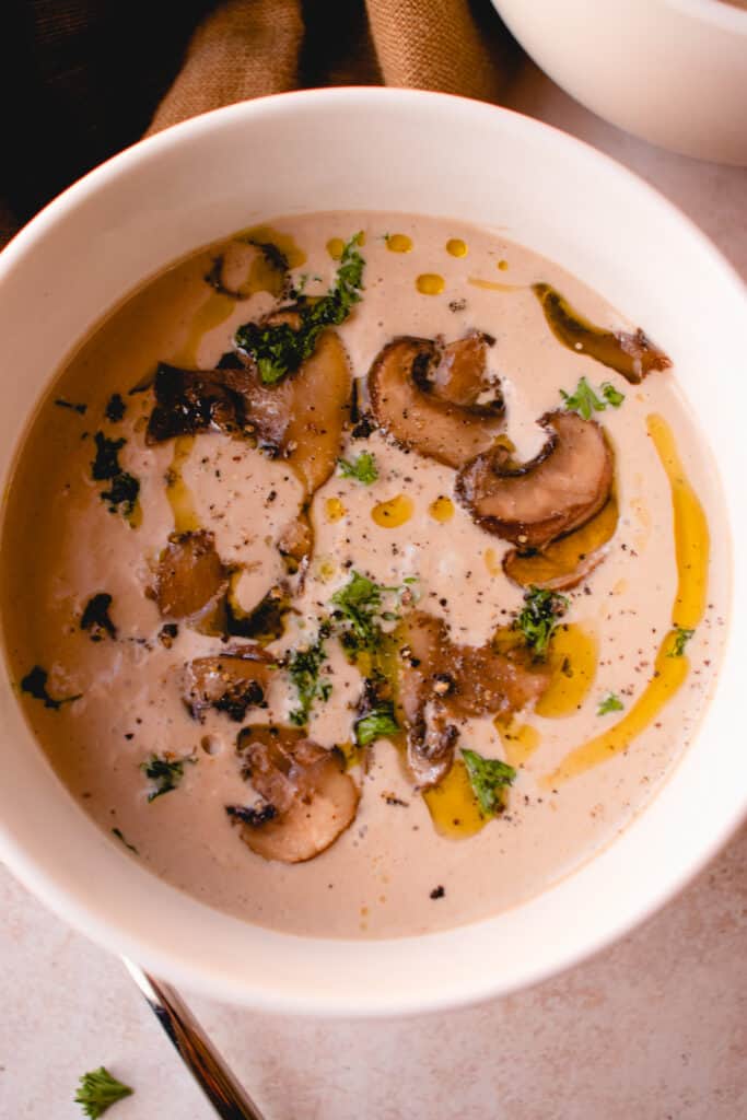 Dairy Free Cream of Mushroom Soup