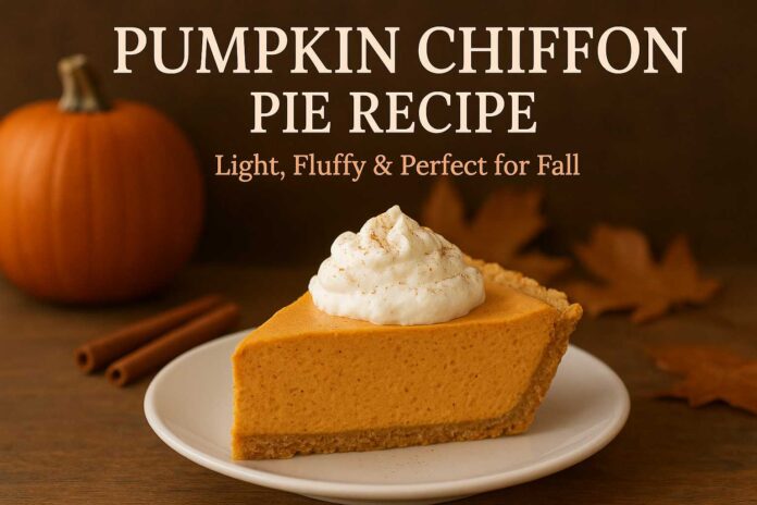 Pumpkin Chiffon Pie Recipe