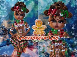 gingerbread fashion dress to impress